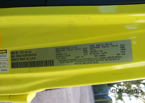 2023 Jeep Gladiator Sport S 4X4 from USA, damaged, VIN 1C6HJTAG9PL561410